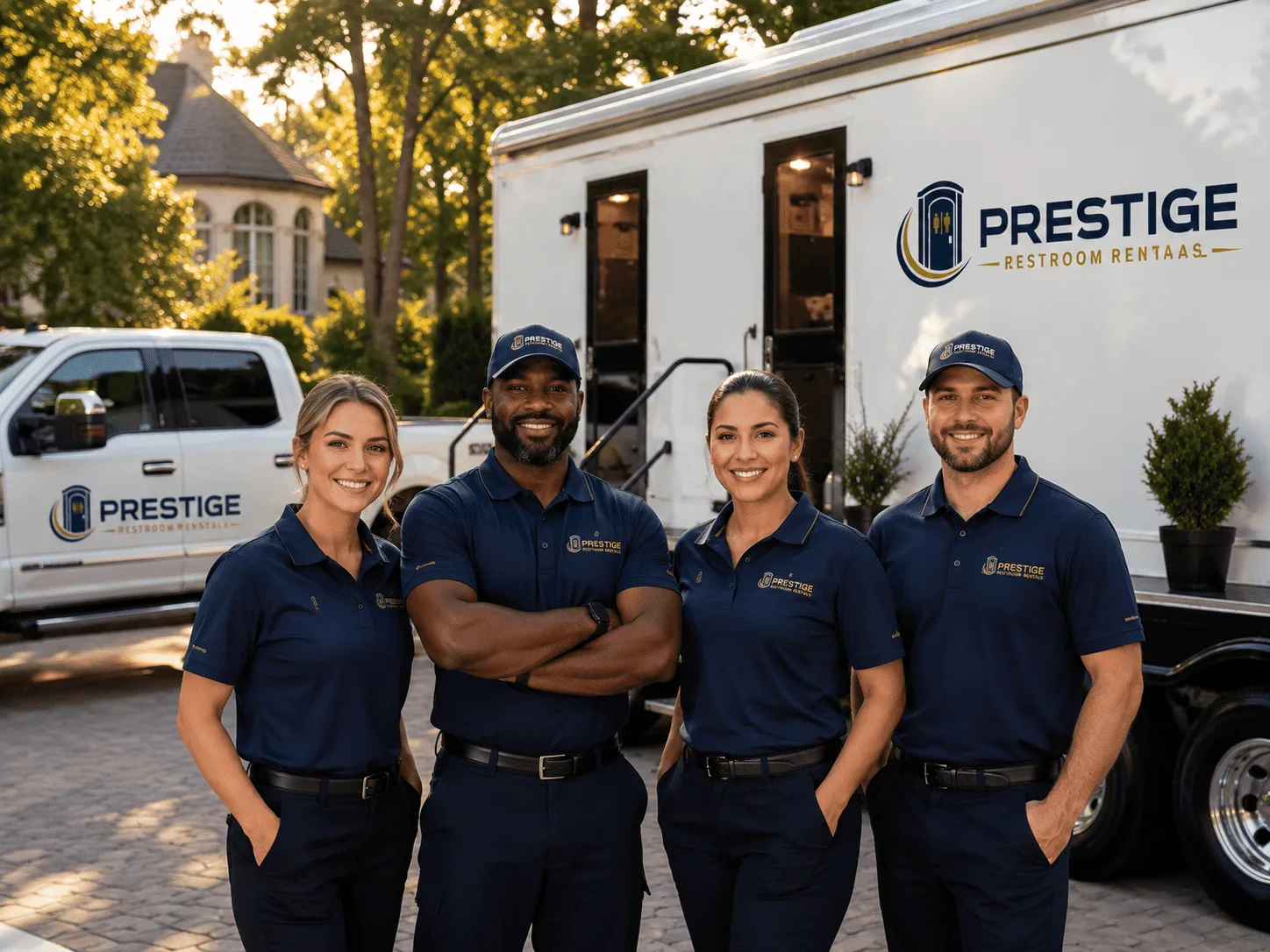 Trusted Luxury Portable Restrooms company in Happy, TX